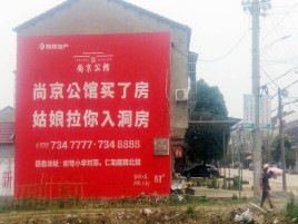 安陆墙体广告在乡镇、农村市场的媒体优势