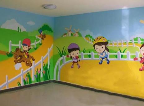 安陆幼儿园墙体彩绘制作流程及注意事项