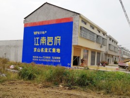安陆农村墙体广告在不同形式上面展现的不同特色