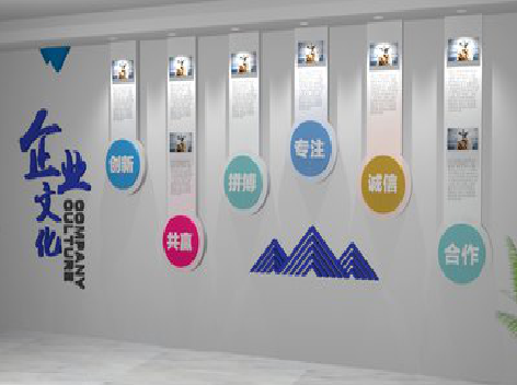 安陆企业文化墙需要传递什么办公文化？